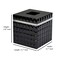 Tissue Box cover | Resin Square Tissue Box Holder | Black Finish for Bathroom & Countertops